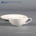 Plain White Brand Customized Großhandel Handgemalte Espresso Cup für CAFE